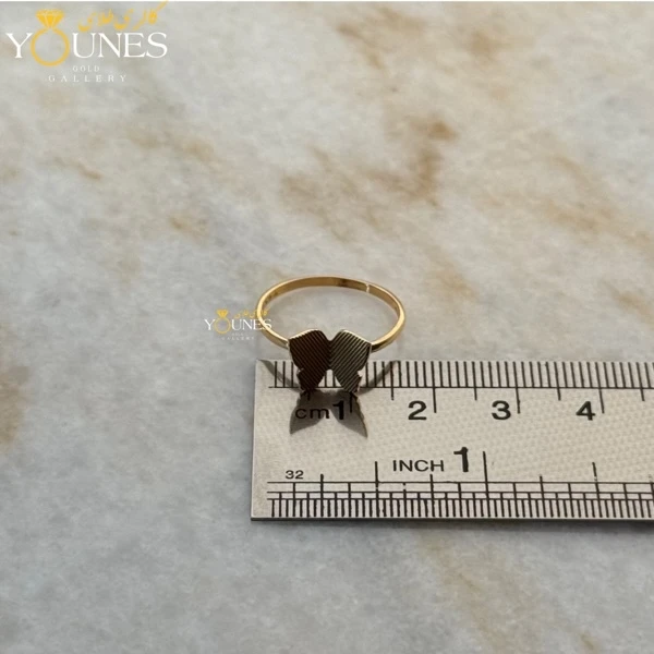 انگشتر طلا پروانه